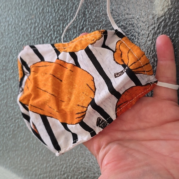 Handmade Pumpkin Face Mask - EUC - Picture 2 of 8
